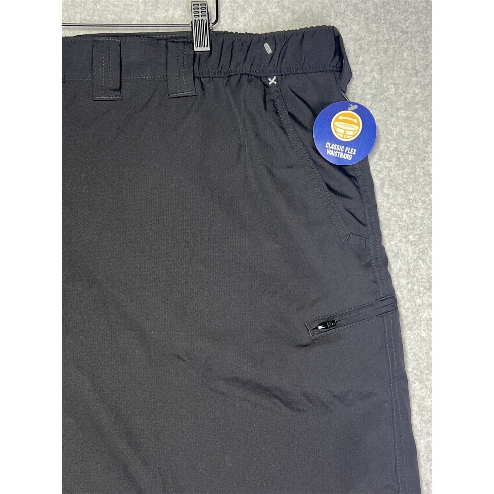NWT Wrangler Classic Flex Waistband Black Shorts Men's Size 48 - Picture 3 of 12